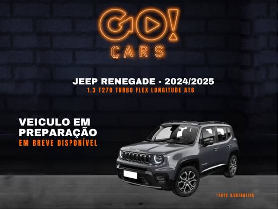 JEEP RENEGADE 1.3 T270 TURBO FLEX LONGITUDE AT6 JEEP RENEGADE 1.3 T270 TURBO FLEX LONGITUDE AT6